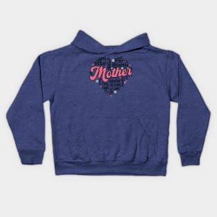 Mom Heart, Mothers Day, Grandma Mothers, Happy Mothers Day, Blessed Mom, Mom Life Kids Hoodie